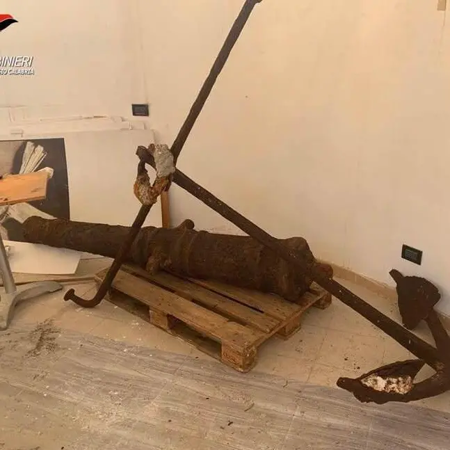 Melito, trasferimento del cannone e dell’ancora del piroscafo “Torino”