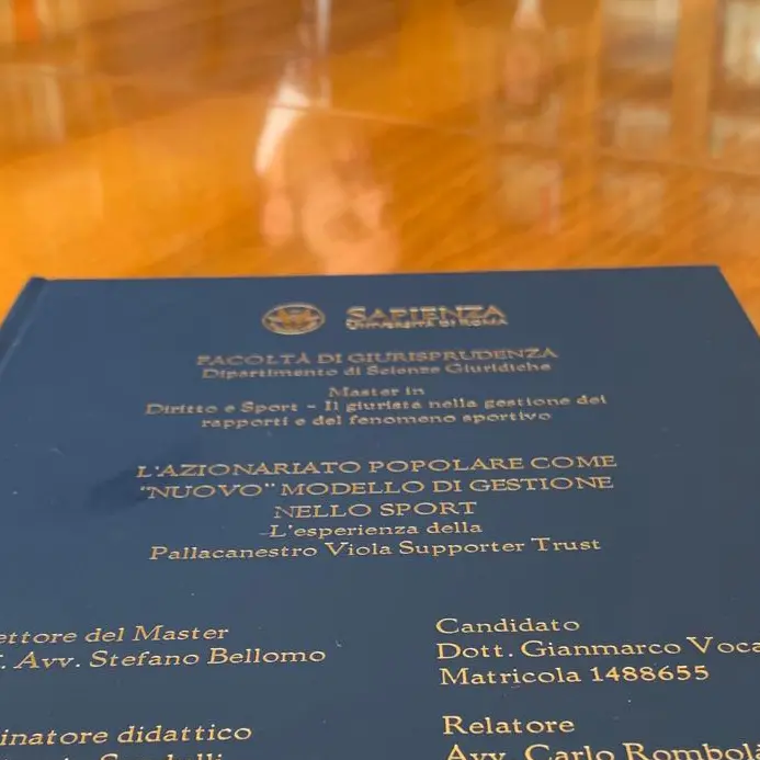 Alla \"Sapienza\" una tesi sull'esperienza della Viola