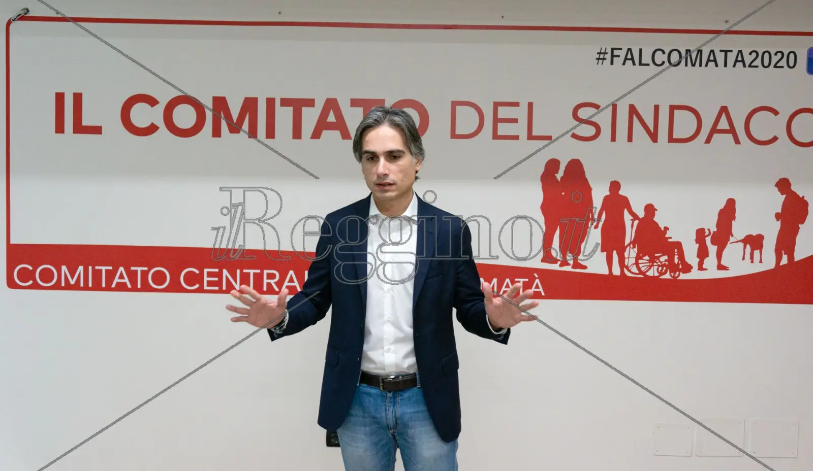 Falcomatà inaugura la campagna elettorale «ai tempi del Coronavirus»