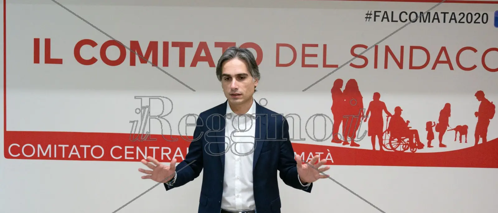 Falcomatà inaugura la campagna elettorale «ai tempi del Coronavirus»