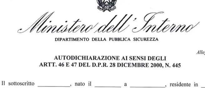 Coronavirus, l’autocertificazione per la zona di sicurezza: il modulo per spostarsi ecco come funziona