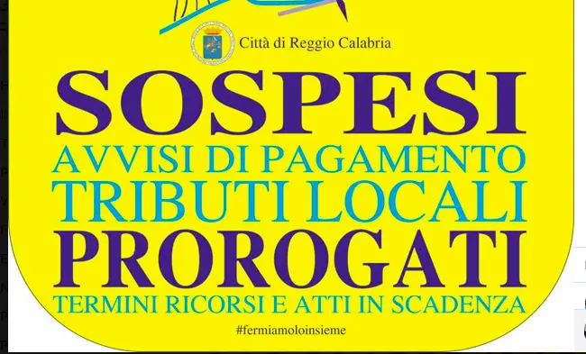 Coronavirus a Reggio Calabria, Falcomatà sospende il pagamento dei tributi locali