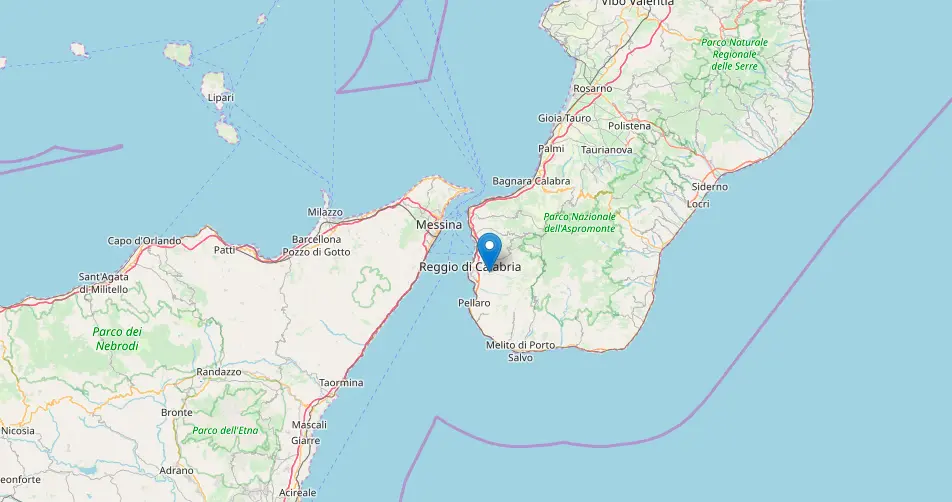 Terremoto nella notte a Reggio Calabria. Paura nella zona sud