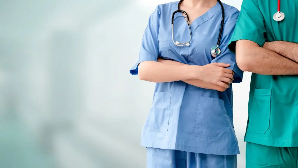 Doctor working in hospital. Healthcare and medical service.