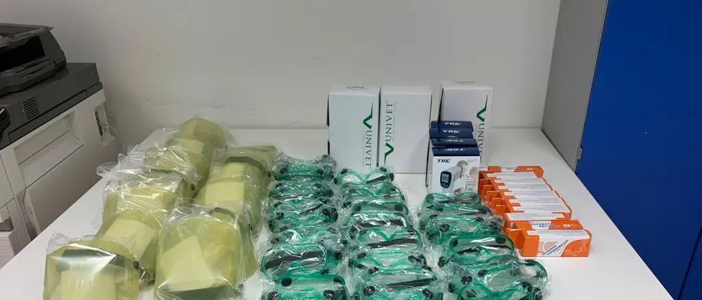 Coronavirus, da Palazzo Alvaro nuove attrezzature per il Gom