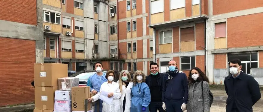 Coronavirus a Reggio Calabria, presidi medici all'ospedale di Gioia Tauro grazie alle donazioni