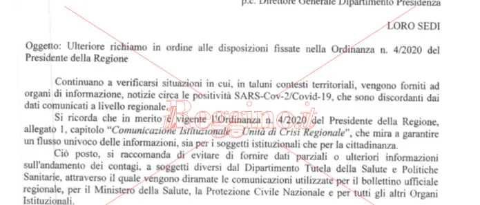 Coronavirus, ecco perché la Regione Calabria ha bloccato i bollettini del Gom