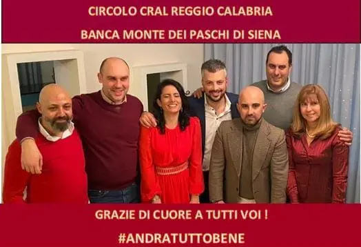 Coronavirus, a Reggio Calabria il Cral Mps dona i primi 3mila euro raccolti su Gofoundme