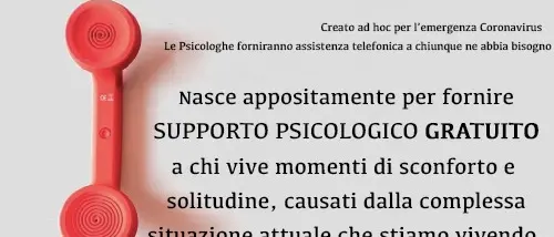 Coronavirus a Motta San Giovanni, attivo il servizio di supporto psicologico gratuito
