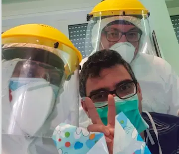 Diventa papà mentre è affetto da Coronavirus. Il sogno di Antonio: «Ora voglio incontrare mia figlia»