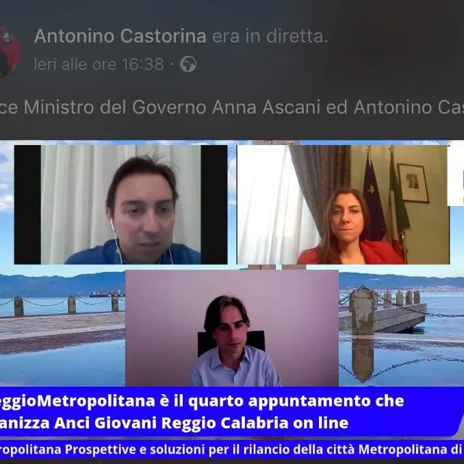 Reggio Calabria, il vice ministro all'istruzione Ascani incontra Falcomatà