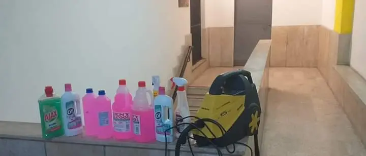 Coronavirus a Reggio Calabria, sanificata dai volontari la stazione di Santa Caterina