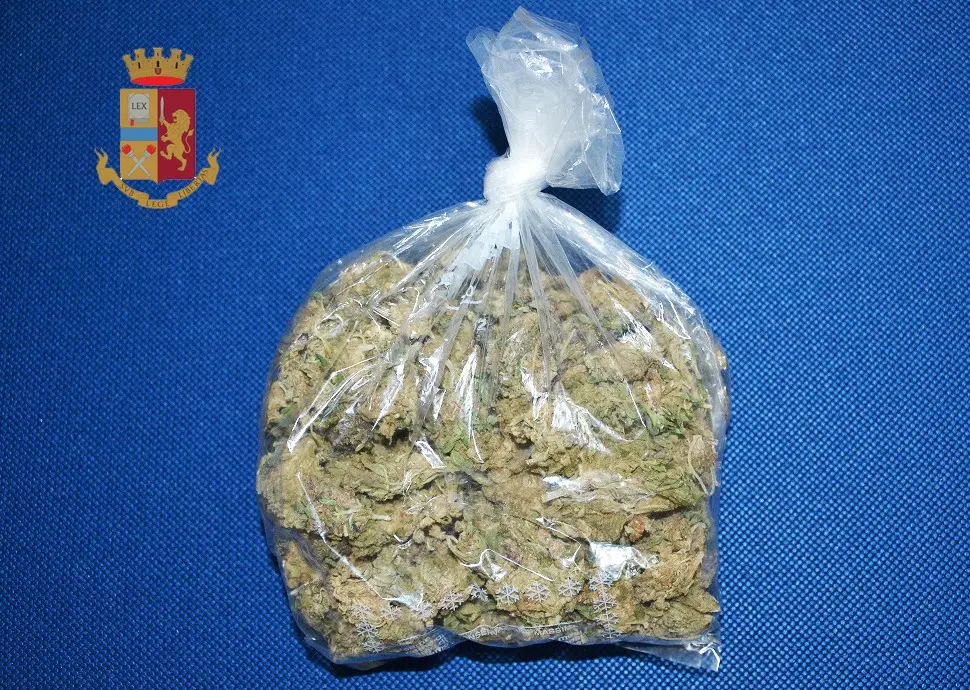 Sorpreso in bici con 100 grammi di sostanza stupefacente. Arrestato 22enne