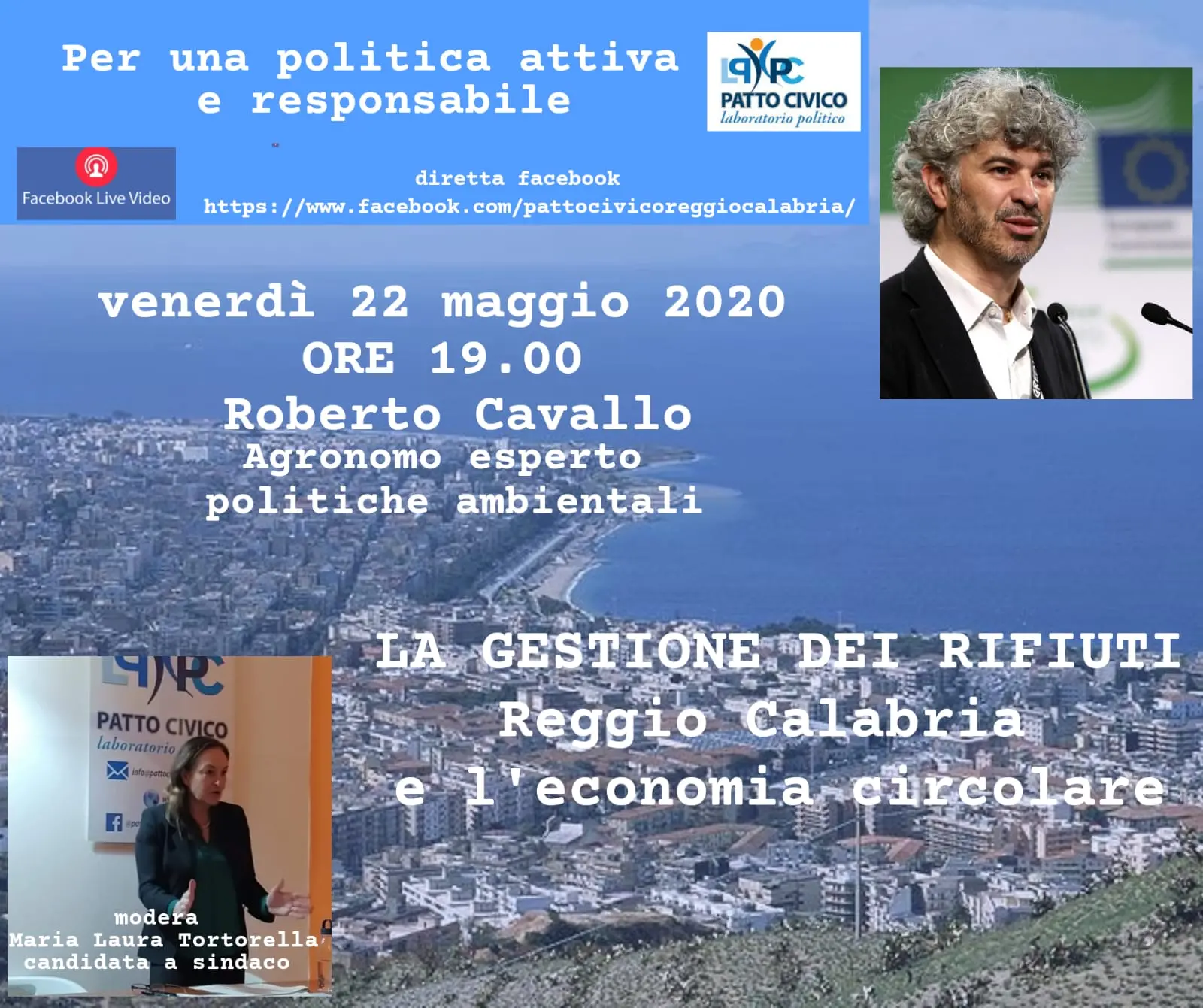 Rifiuti ed economia circolare, esperti a confronto con il laboratorio Patto Civico