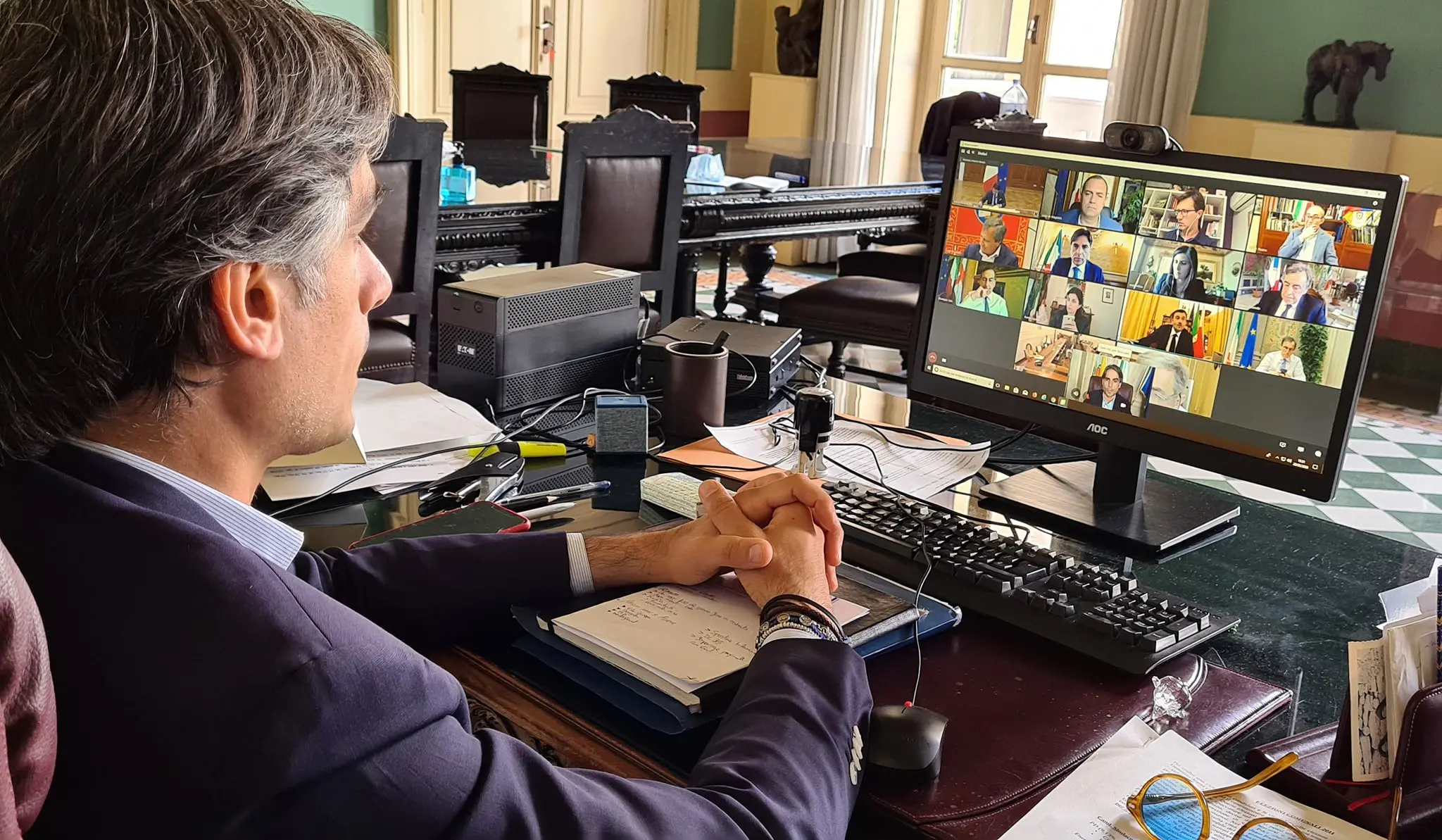 I sindaci incontrano Conte, Falcomatà: «Abbiamo chiesto sostegno alle famiglie e alle imprese»