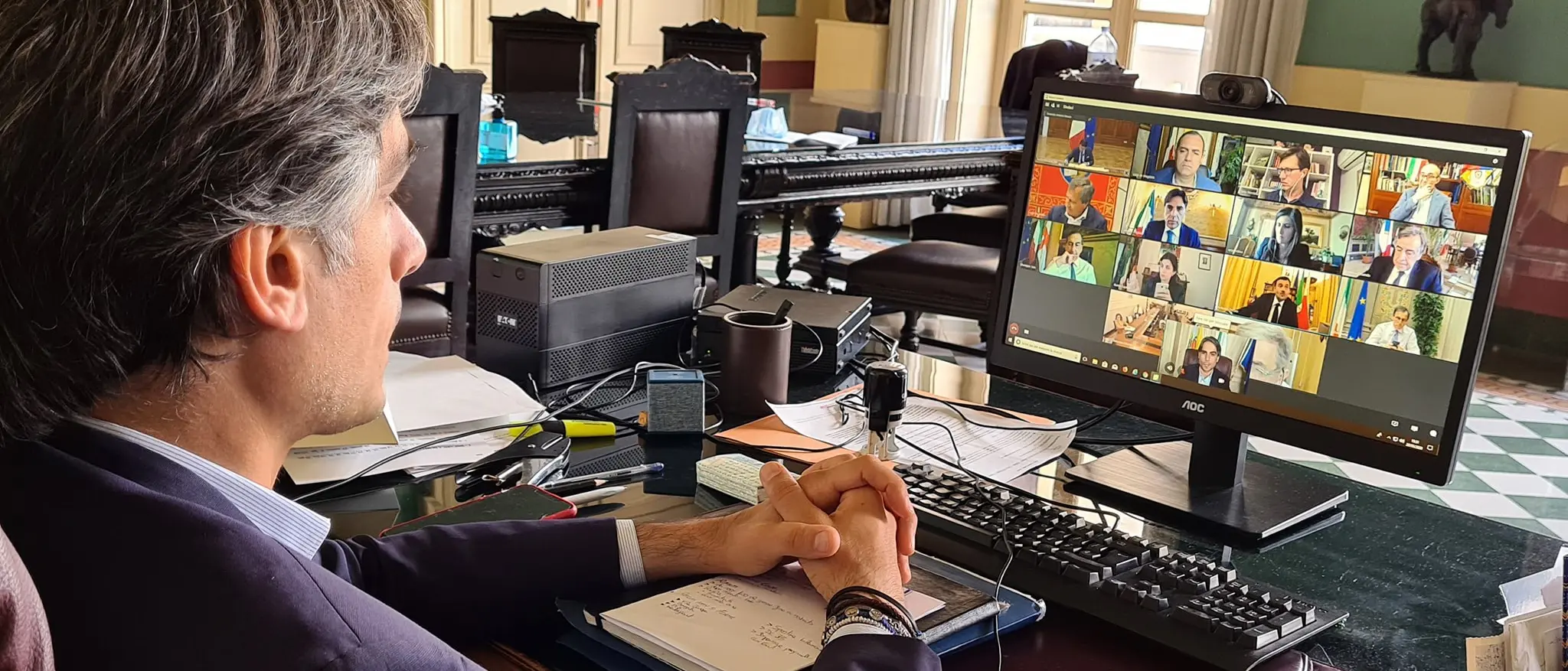 I sindaci incontrano Conte, Falcomatà: «Abbiamo chiesto sostegno alle famiglie e alle imprese»