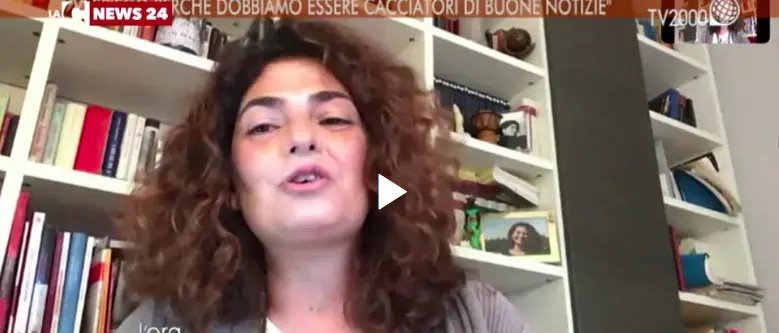 Maria Pia, la giornalista calabrese sempre a caccia di buone notizie