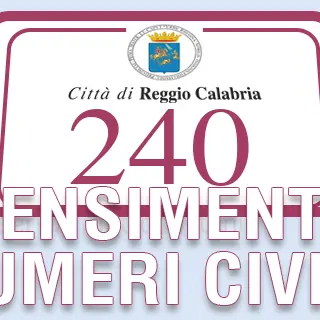 Reggio Calabria, al via il censimento dei numeri civici