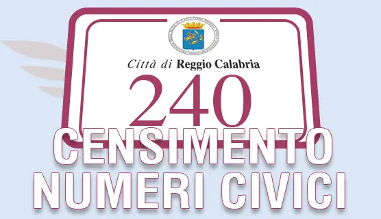 Reggio Calabria, al via il censimento dei numeri civici