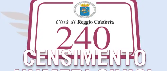 Reggio Calabria, al via il censimento dei numeri civici