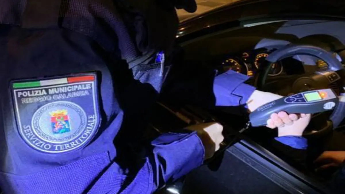 Movida a Reggio Calabria, la polizia municipale: «Il 10 % dei conducenti è in stato di ebbrezza»