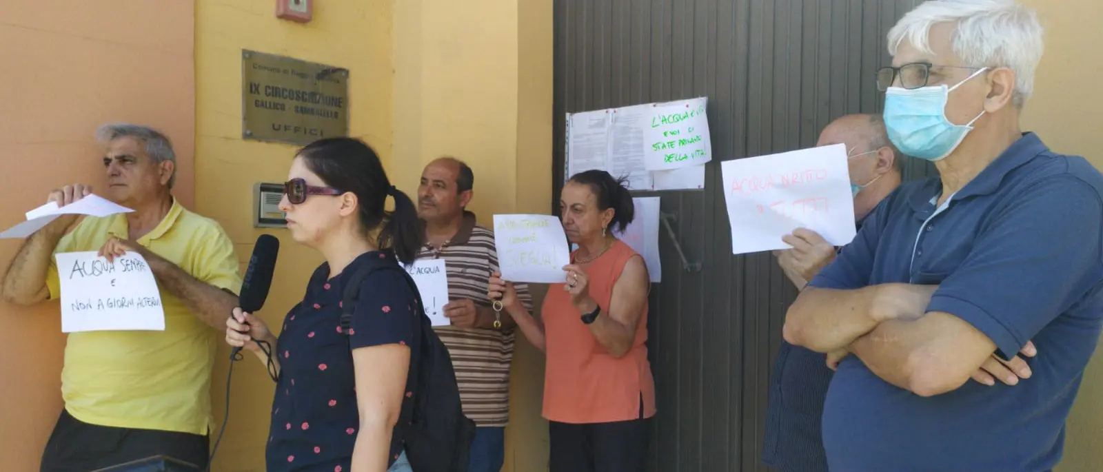 Crisi idrica a Gallico, l'appello dei cittadini: «Rubinetti asciutti. Aiutateci»