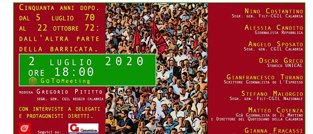 Reggio Calabria, la rivolta del '70 vista dall'altra parte della barricata