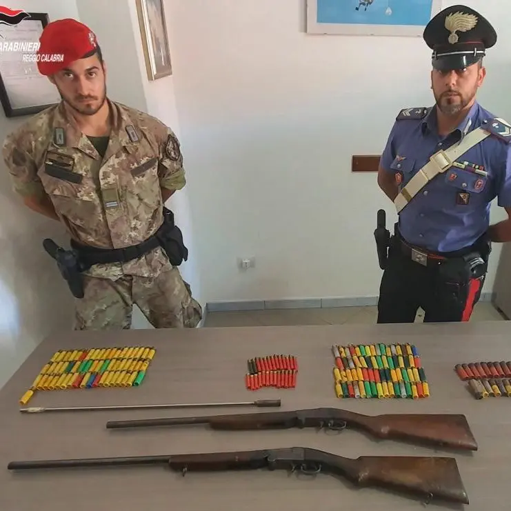 Ciminà, i carabinieri effettuano l’ennesimo rinvenimento di armi e munizioni