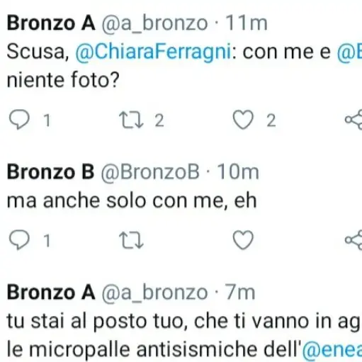Su Twitter gli account parodia dei bronzi di Riace: «Chiara Ferragni, Reggio Calabria ti aspetta»