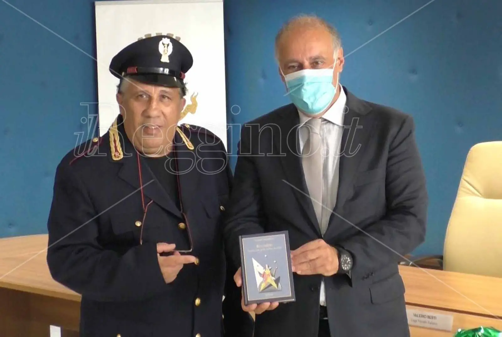 Reggio Calabria, il \"Catarella\" del Commissario Montalbano ospite della Questura