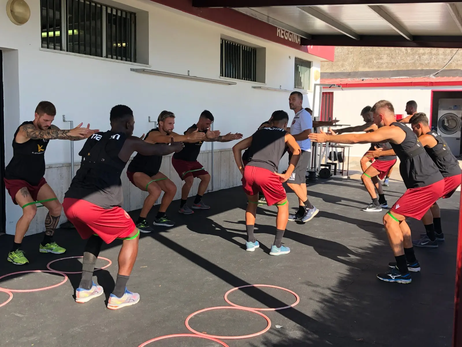 Reggina calcio, test e tecnica nella seconda seduta al Sant’Agata