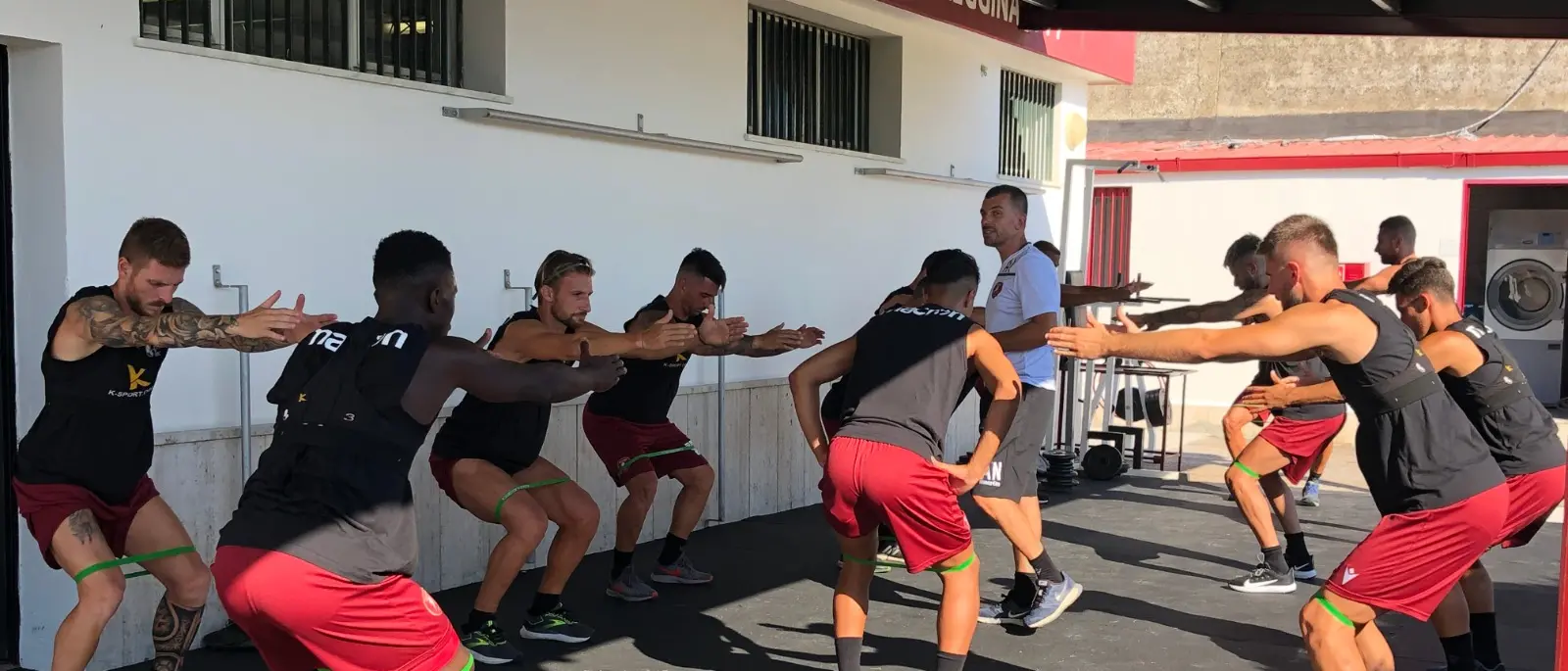 Reggina calcio, test e tecnica nella seconda seduta al Sant’Agata