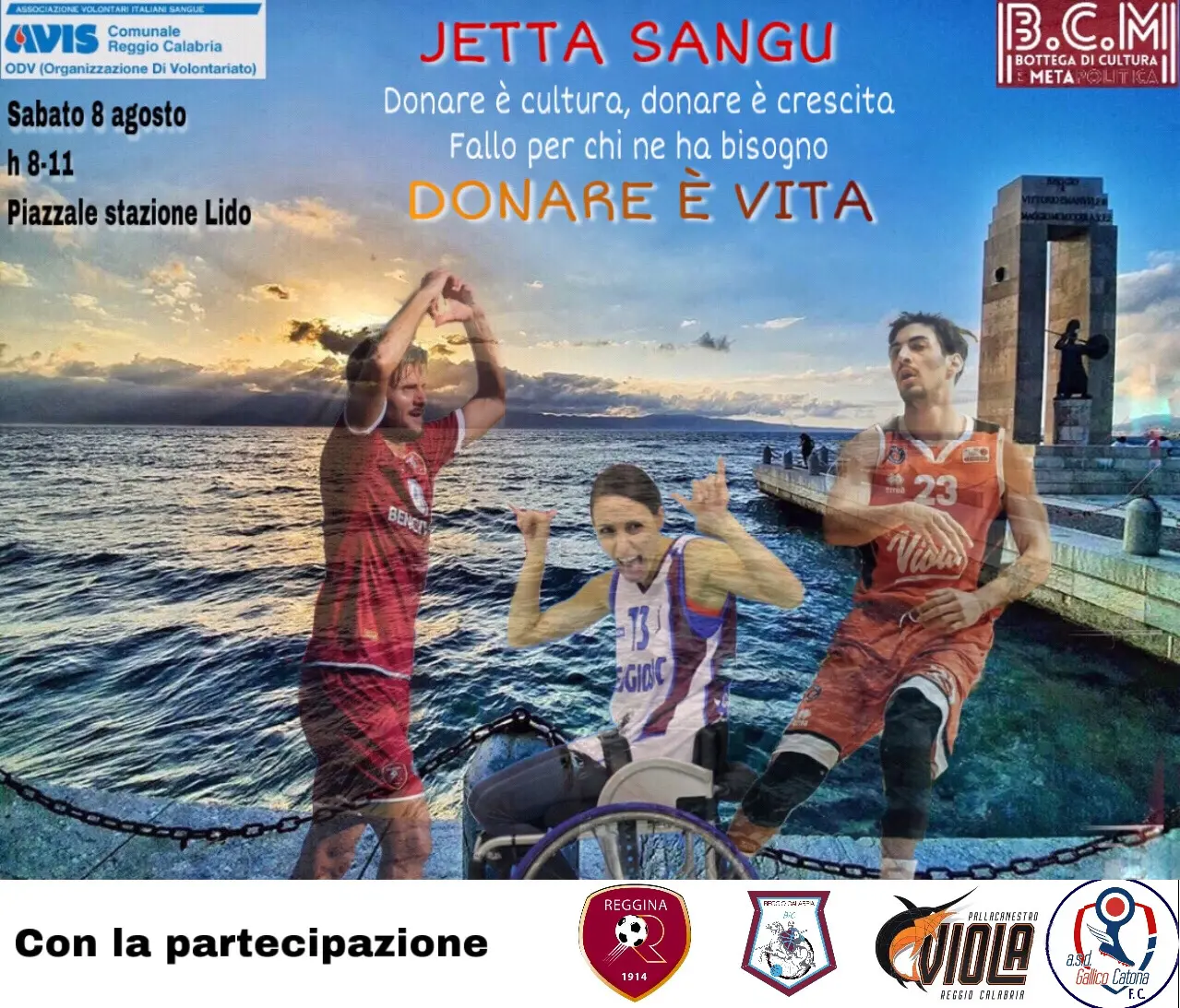 Reggina e Avis insieme per una raccolta straordinaria di sangue