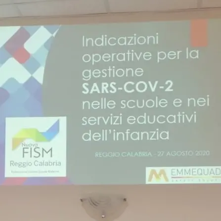 Riapertura scuole, al via nel reggino un corso di formazione per referente Covid