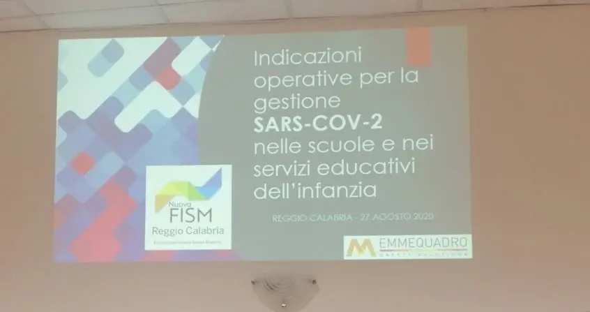 Riapertura scuole, al via nel reggino un corso di formazione per referente Covid
