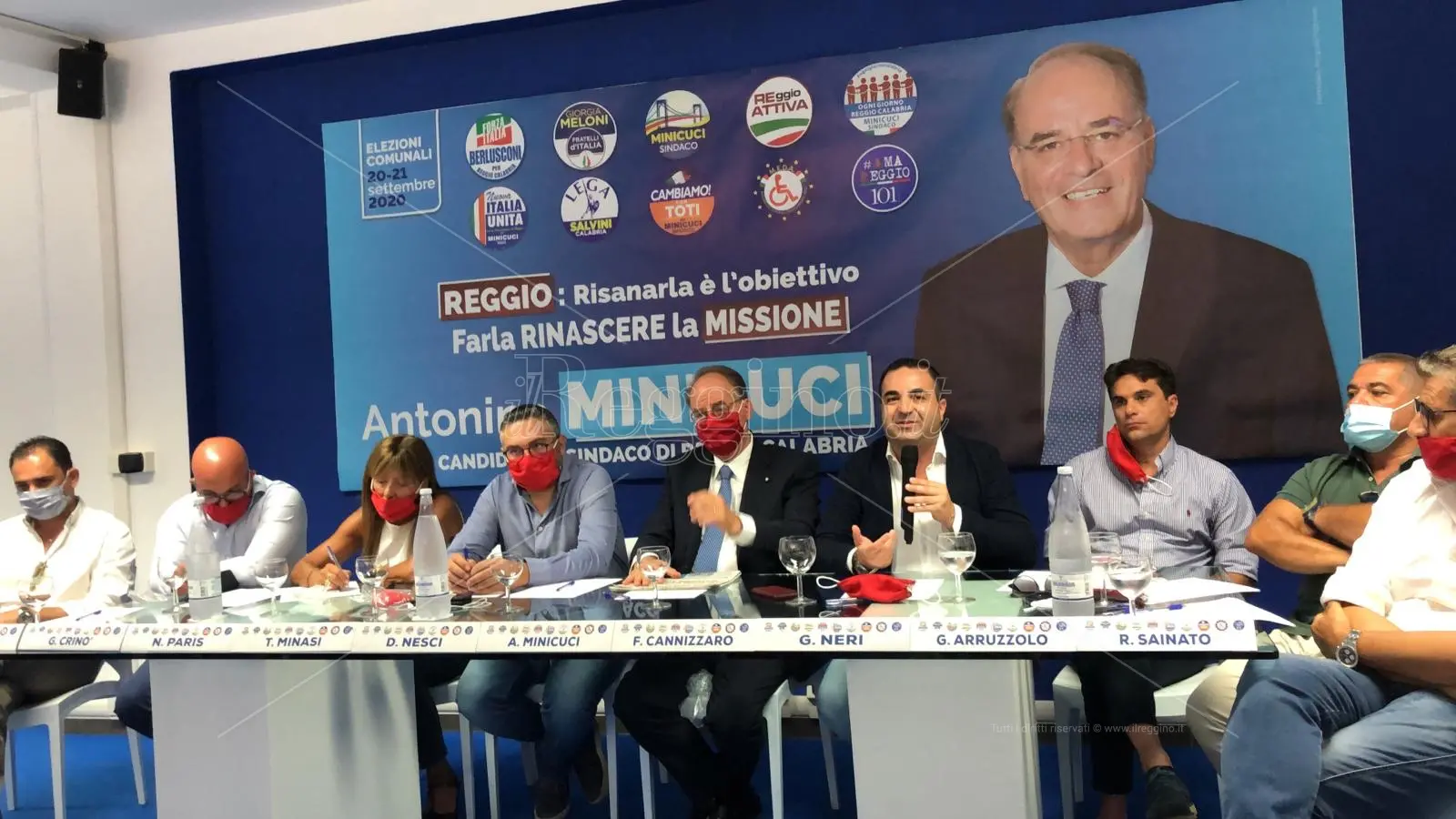 Elezioni, Minicuci: «Voglio una Reggio Calabria pulita e con l'acqua nelle abitazioni»