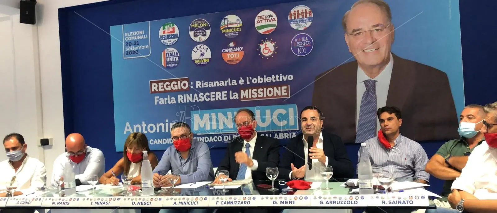 Elezioni, Minicuci: «Voglio una Reggio Calabria pulita e con l'acqua nelle abitazioni»