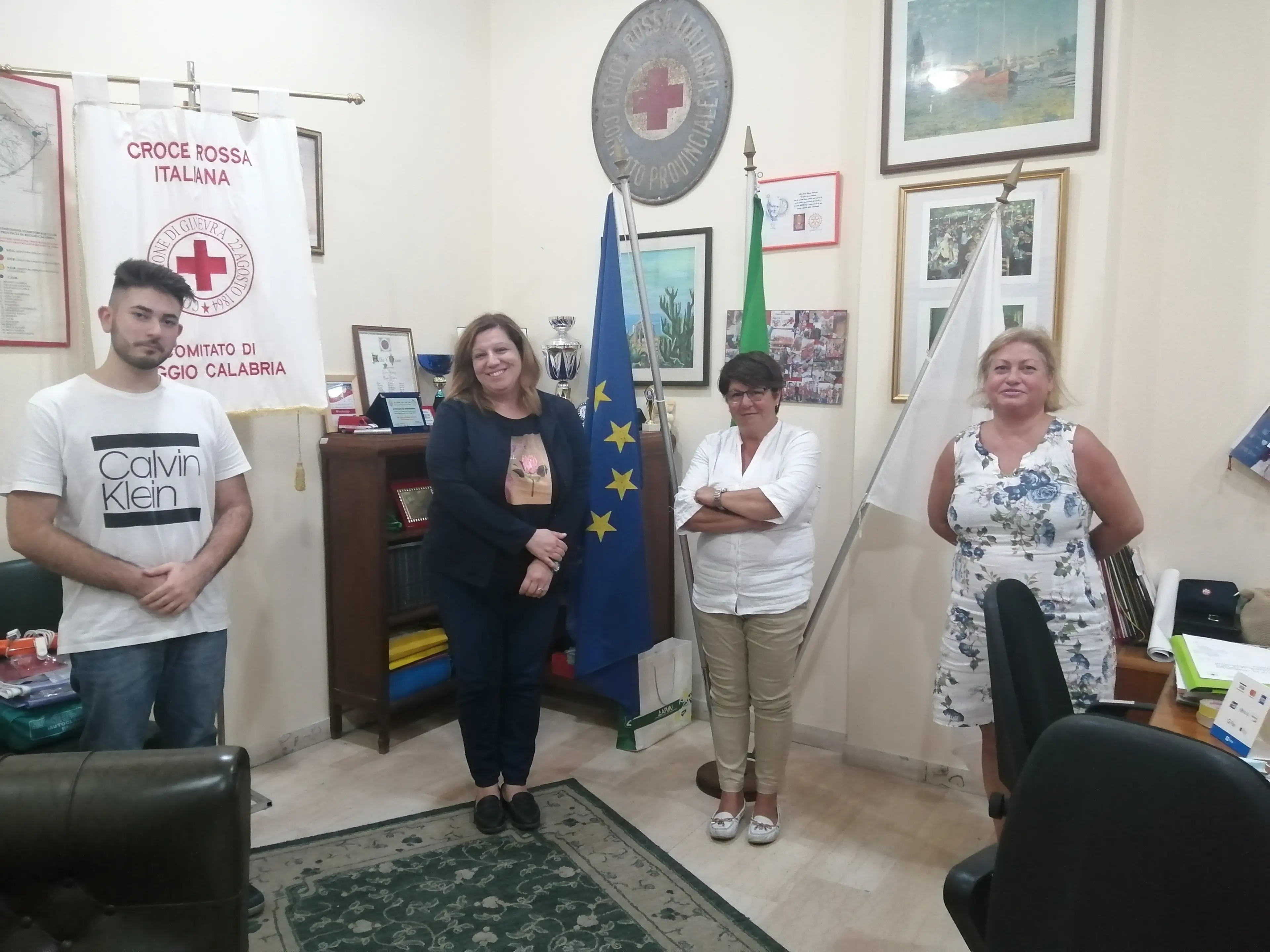 Reggio Calabria, il Garante per l'infanzia incontra il comitato della Croce rossa