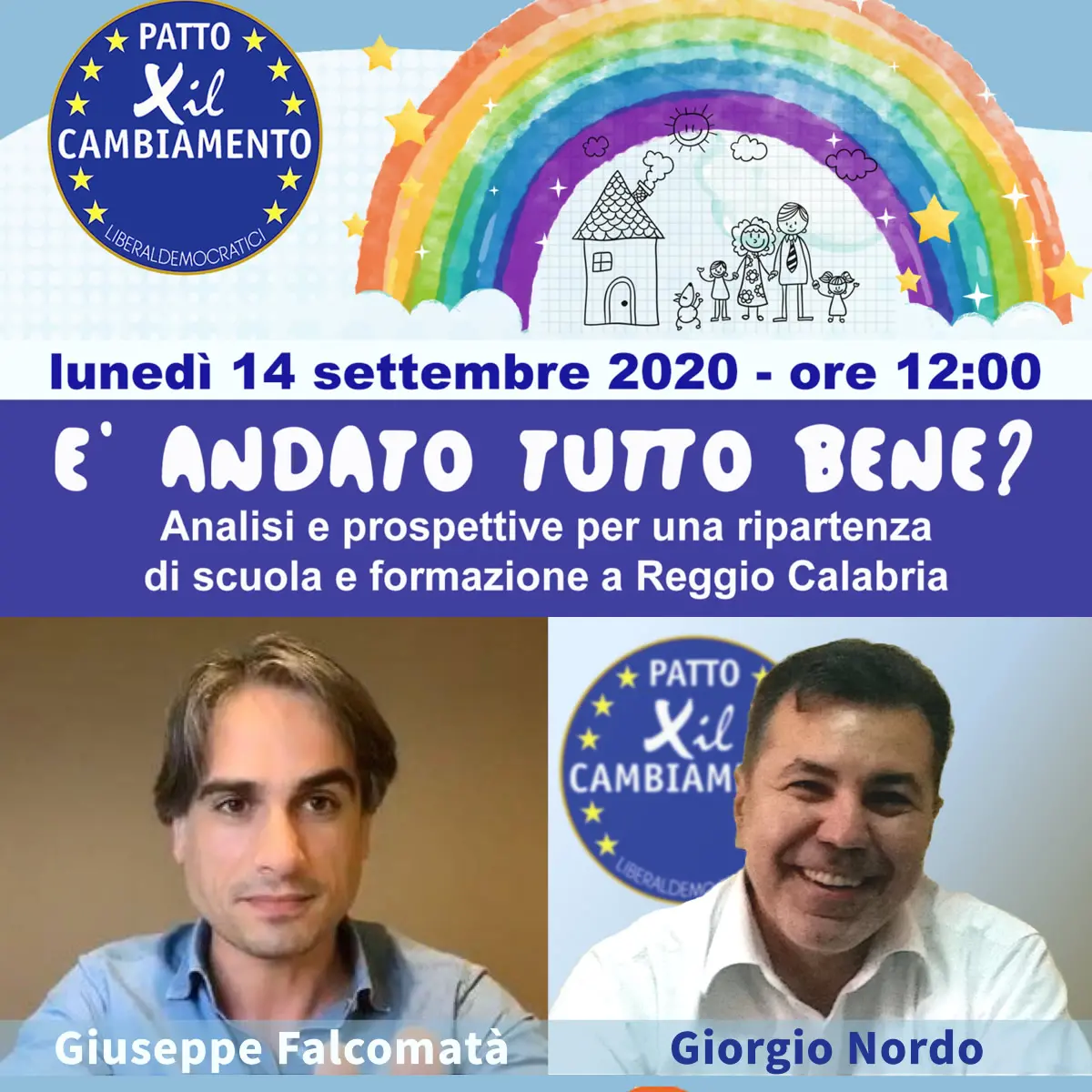 Elezioni Reggio Calabria, incontro pubblico su scuola e formazione con Falcomatà e Nordo