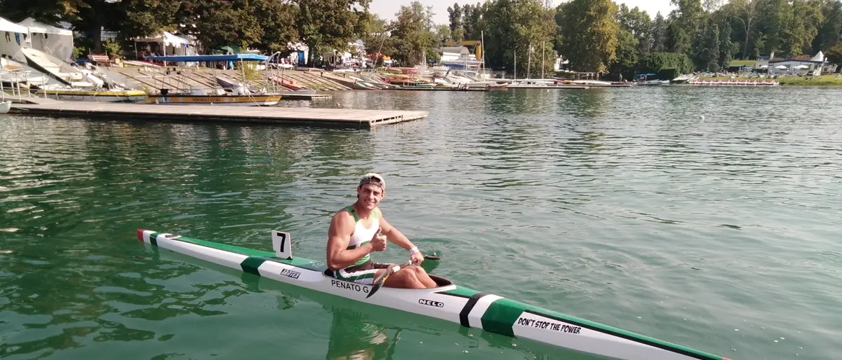 Canoa, il reggino Giovanni Penato (atleta del Canoa Kayak Club): è tra i 6 migliori d’Italia
