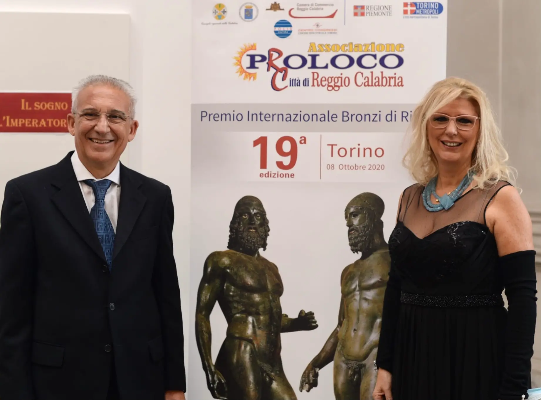 Torino, applausi per il premio internazionale \"Bronzi di Riace\"
