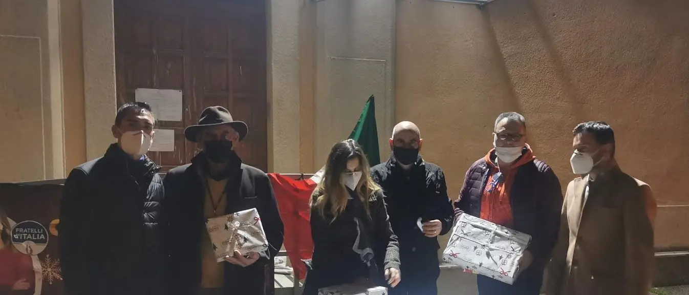 Reggio Calabria, il Natale tricolore di Fratelli d'Italia