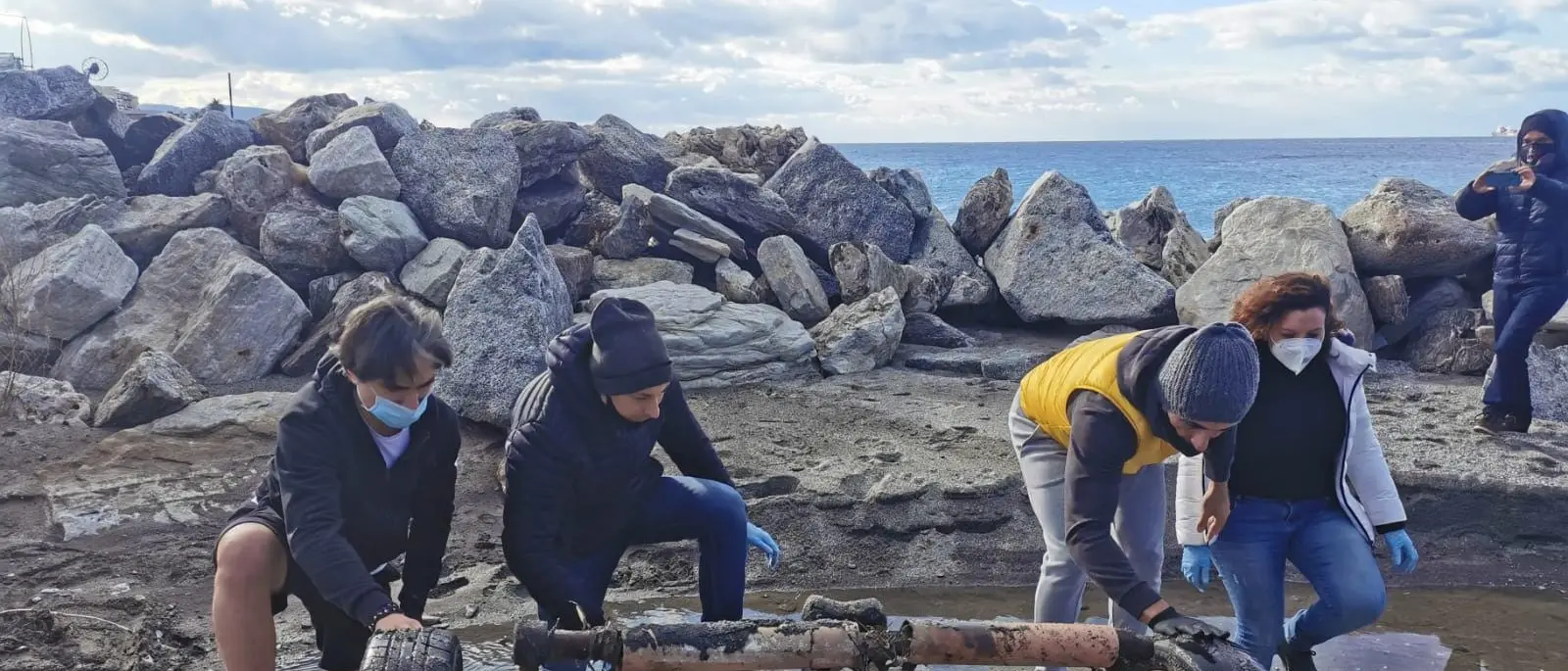 Parco Lineare Sud, raccolti quintali di rifiuti lungo il litorale