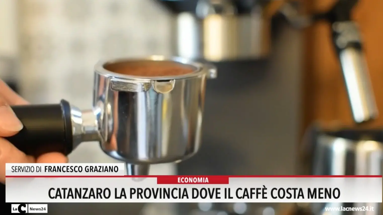 Catanzaro, la provincia dove il caffè costa meno