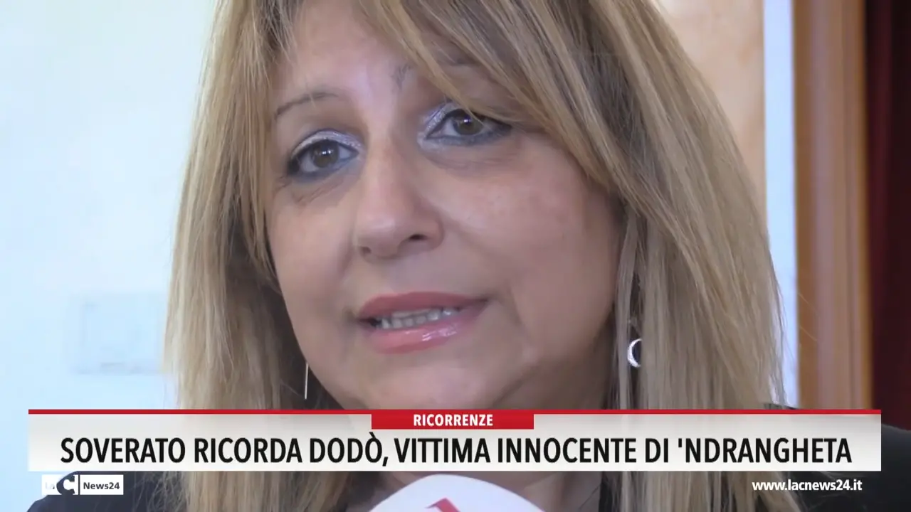 Soverato ricorda Dodò vittima innocente di 'ndrangheta