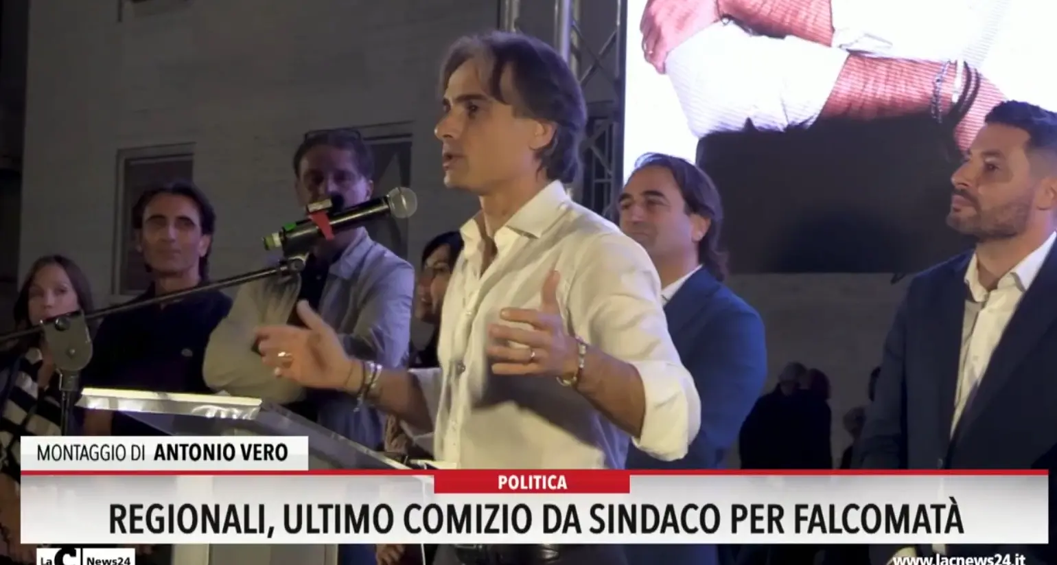 Regionali, ultimo comizio da sindaco per Falcomatà