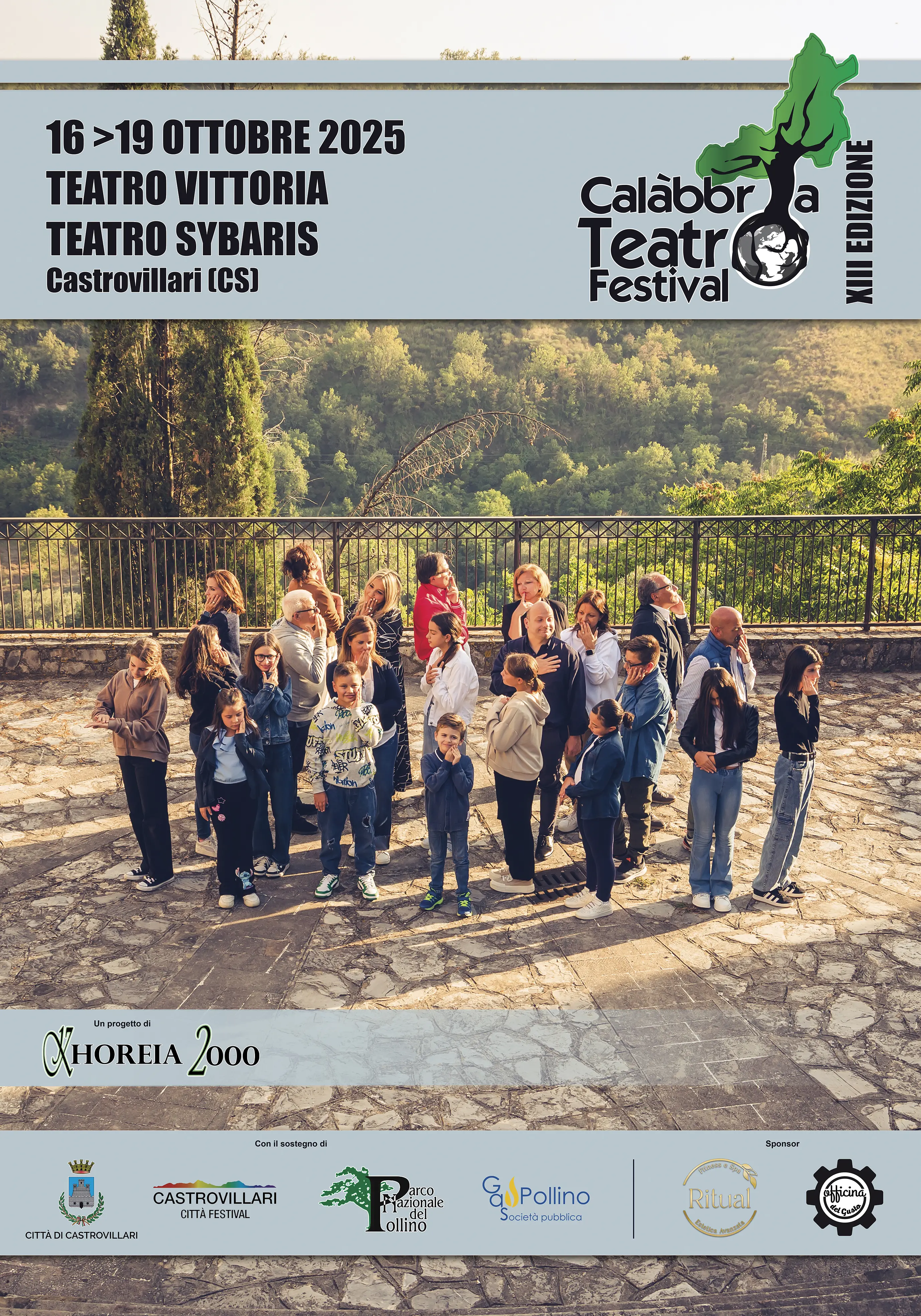 Torna il Calàbbria Teatro Festival: al via la XIII edizione dal 16 al 19 ottobre a Castrovillari\n
