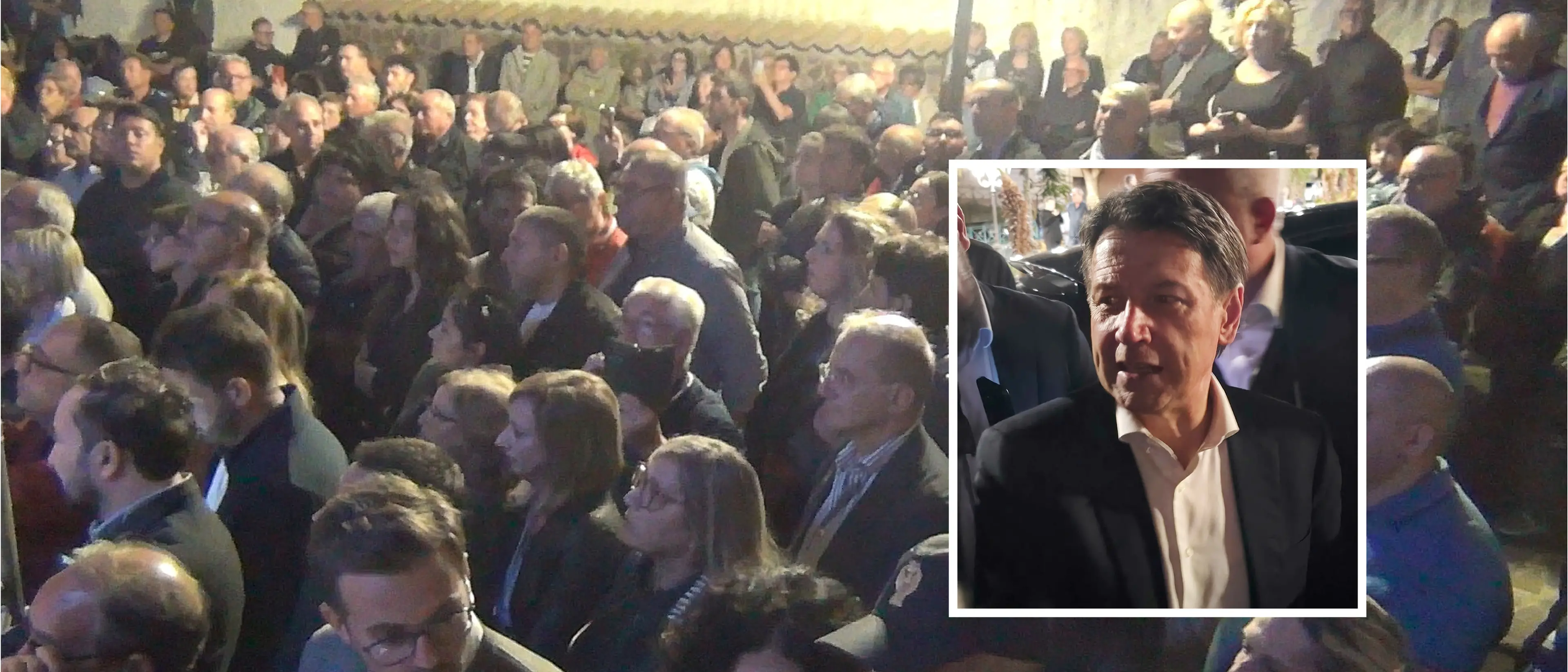 L’annuncio\u00A0di Conte rompe il comizio a\u00A0Cassano allo Ionio: «Flotilla sotto attacco, devo tornare\u00A0a Roma. Il Governo deve agire»\n