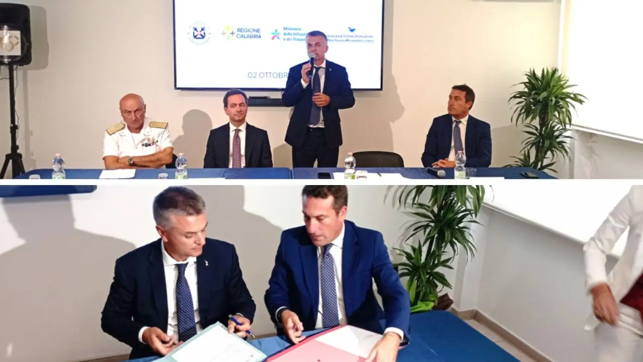 Porto di Gioia Tauro, firmato il memorandum d'intesa da 70 milioni tra il viceministro Rixi e il commissario Piacenza\n