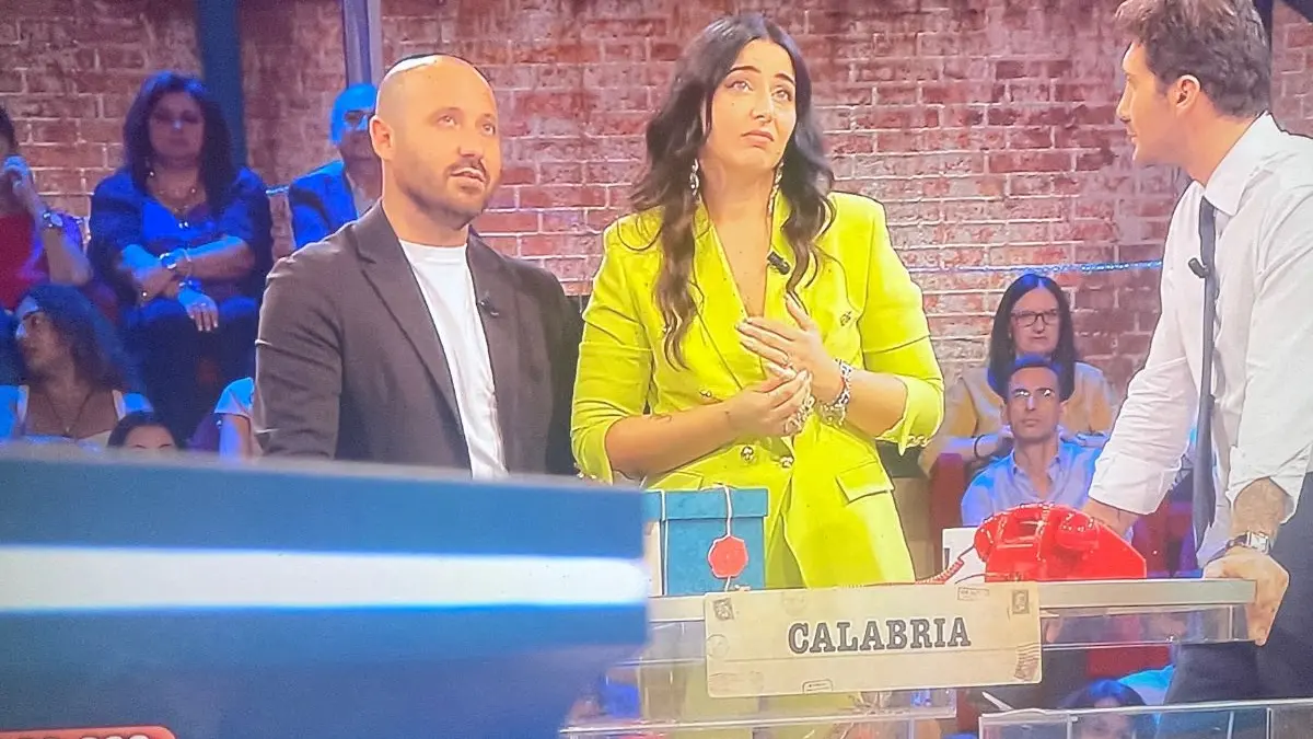 Francesca e Pino ad Affari Tuoi